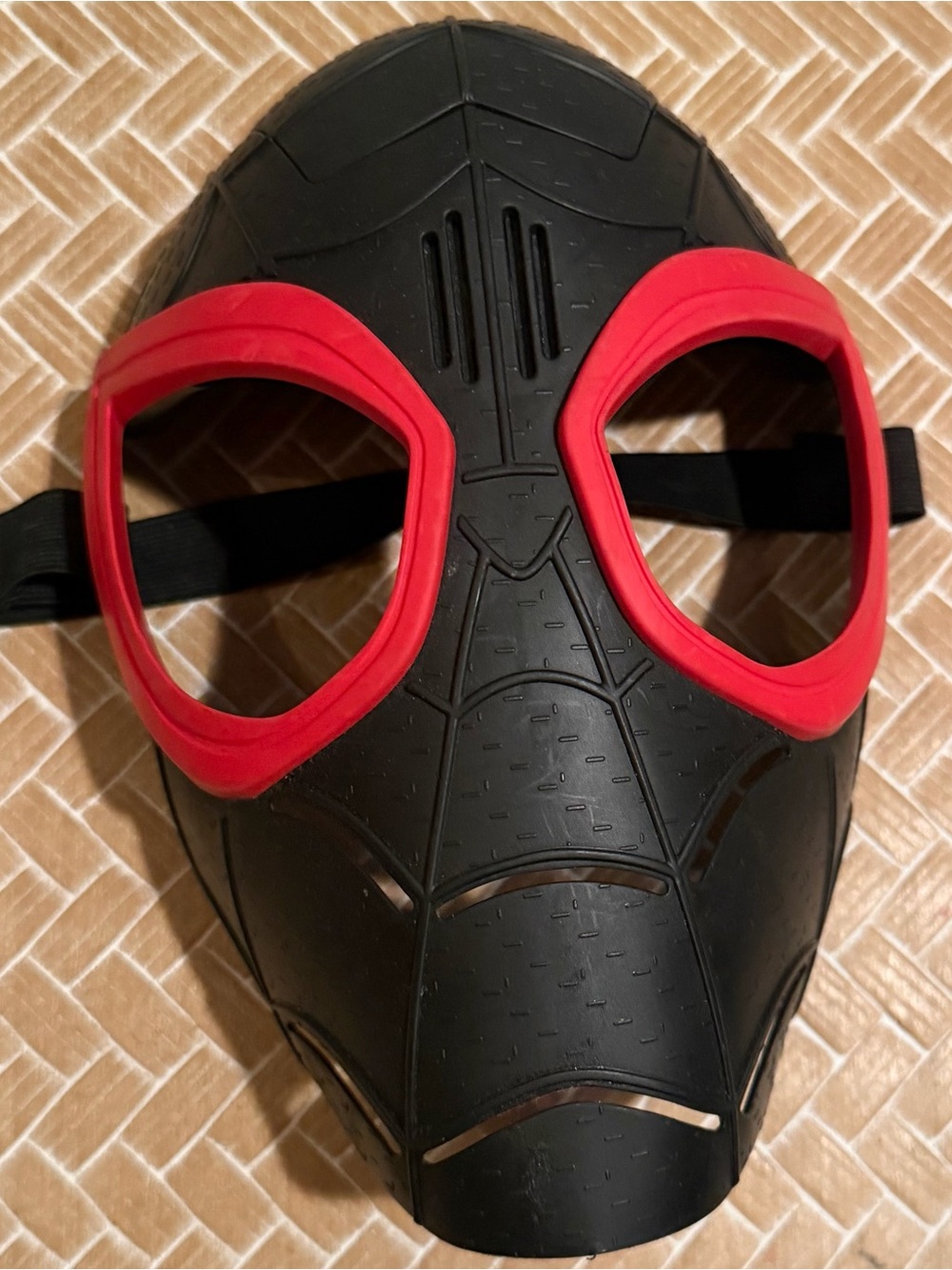 Marvel Spider-Man Miles Morales Black & Red Roleplay Costume Mask